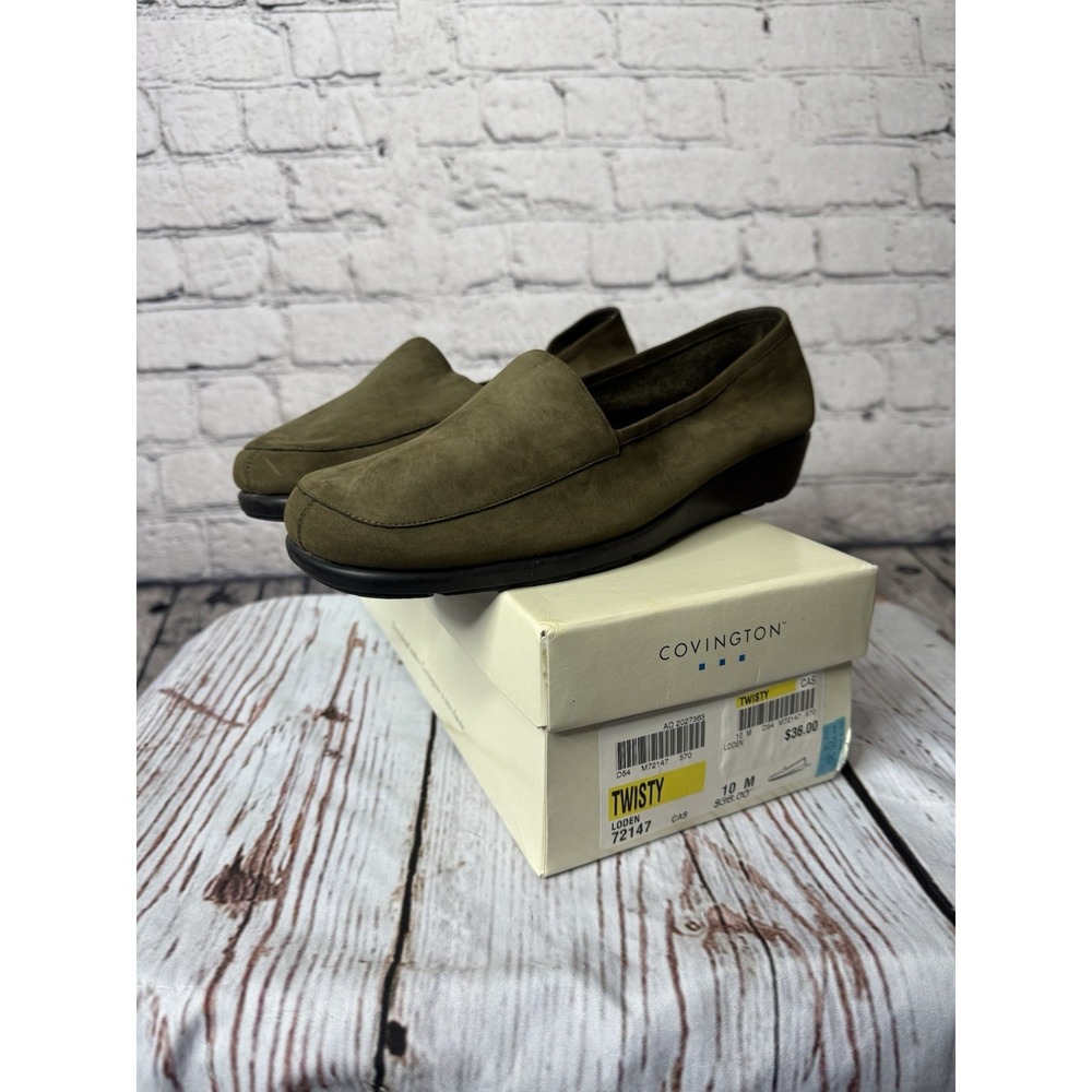 Covington‎ Green Suede Shoes Size 10M